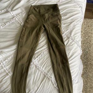 Army Green Alo Leggings
